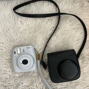Gray mini film camera
